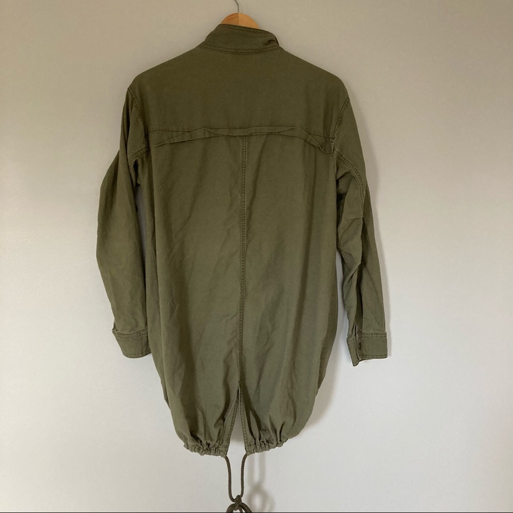 BP | Olive Utility Jacket With Drawstring Back - Picture 5 of 9